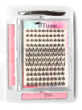 1 set DIY self Grafting False Eyelashes, Including 120 clusters Individual False Eyelashes.